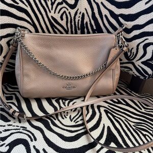 Coach Tan Leather Shoulder Bag